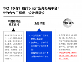 市政给排水和道路设计专项